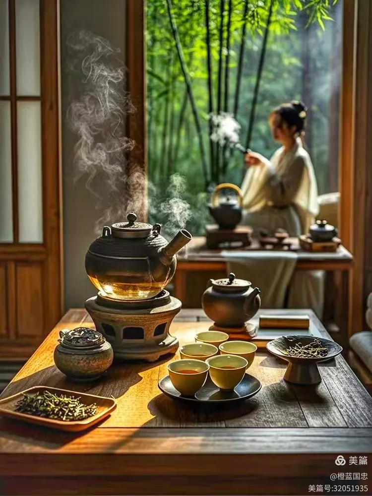 翠叶含情香韵绕 茶烟袅袅悟禅遥